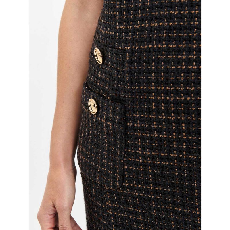 Veronika Maine European Boucle Tweed Dress image number 2